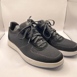 Florsheim Mens Black Mesh Textile Leather Comfortech Sneakers Size 8.5M